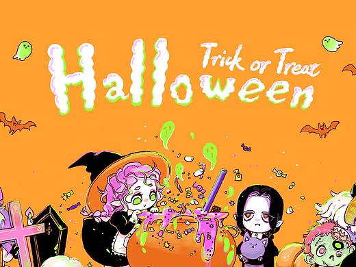 万圣节——小魔女与朋友的糖果实验