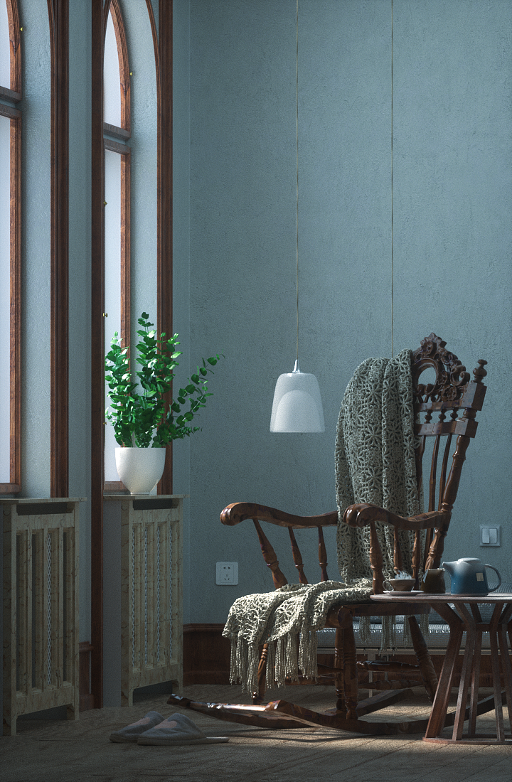 室内环境|三维|场景|狗子的二郎神 - 临摹作品 - 站酷 (zcool)