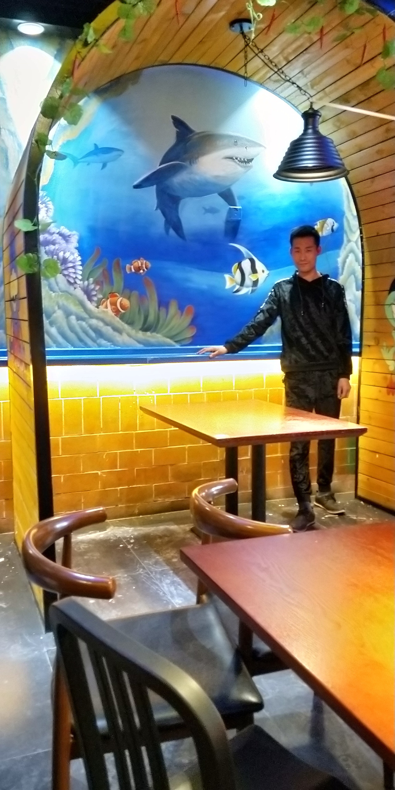 墙体彩绘 店铺彩绘 学校文化墙绘画（图ZMTEwMzY4NzE2） - 新锐潮流插画 - 站酷设计师梦画鹤彩绘艺术原创素材 - 站酷ZCOOL