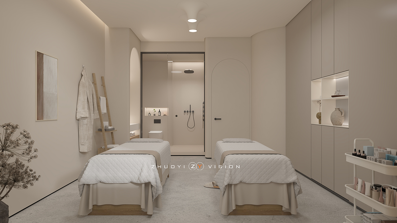 美容院设计表现（图ZMjg0MTc4Mjg0） - 商业空间设计 - 站酷设计师硺艺数字表现原创素材 - 站酷ZCOOL