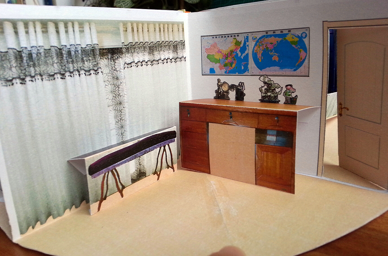 Sweet Home 旋转木马立体书（图ZMTA5MTU0OTUy） - 书籍/画册 - 站酷设计师Sofie立体书原创素材 - 站酷ZCOOL