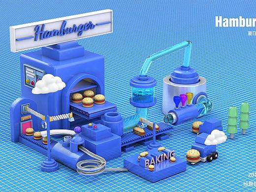 C4D场景搭建练习