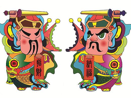 秦琼门神挂饰 系列文创 济南文化