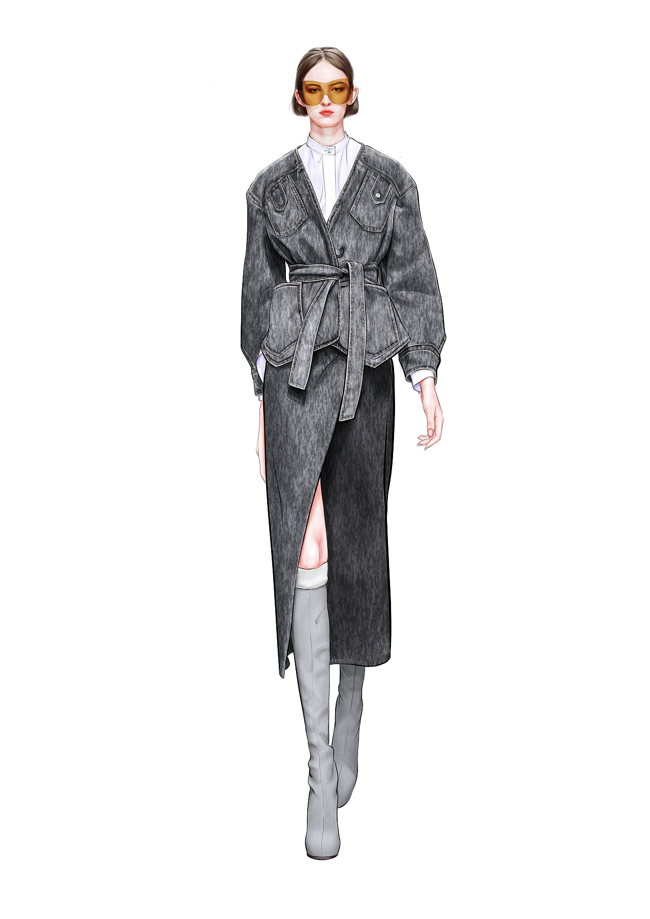 电脑服装效果图