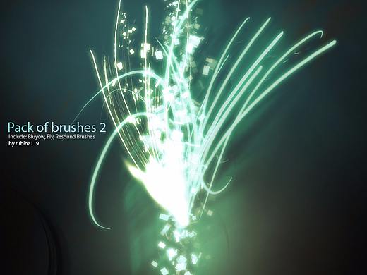 14套PS顶级光效笔刷，超实用笔刷，ps笔刷