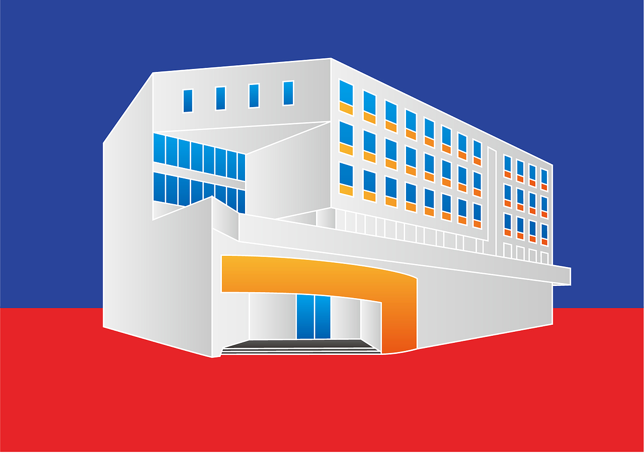 我把2019送给你·山西农大信息学院校园建筑矢量设计