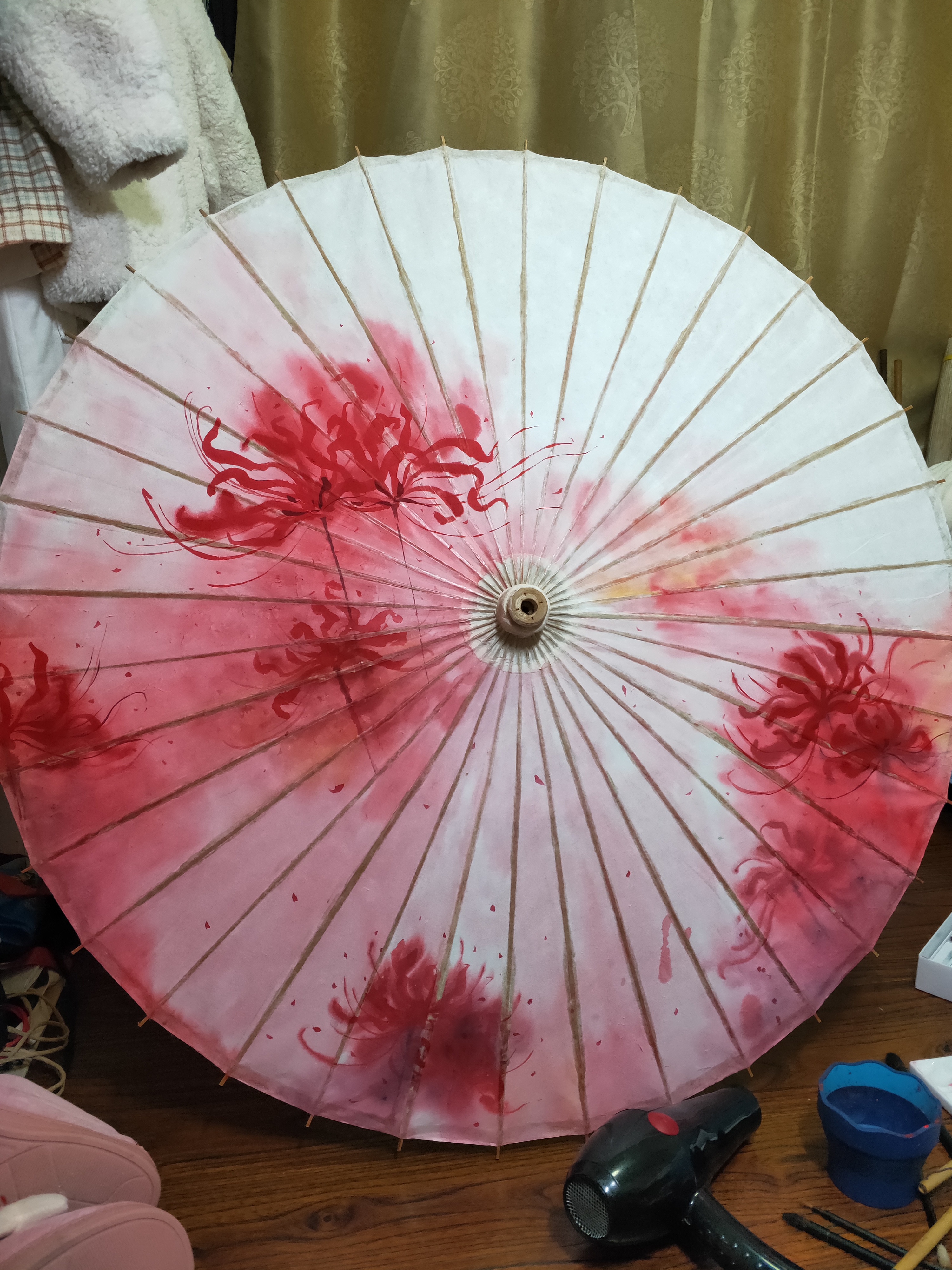 小雨伞折纸教程_手工_生活_bilibili_哔哩哔哩