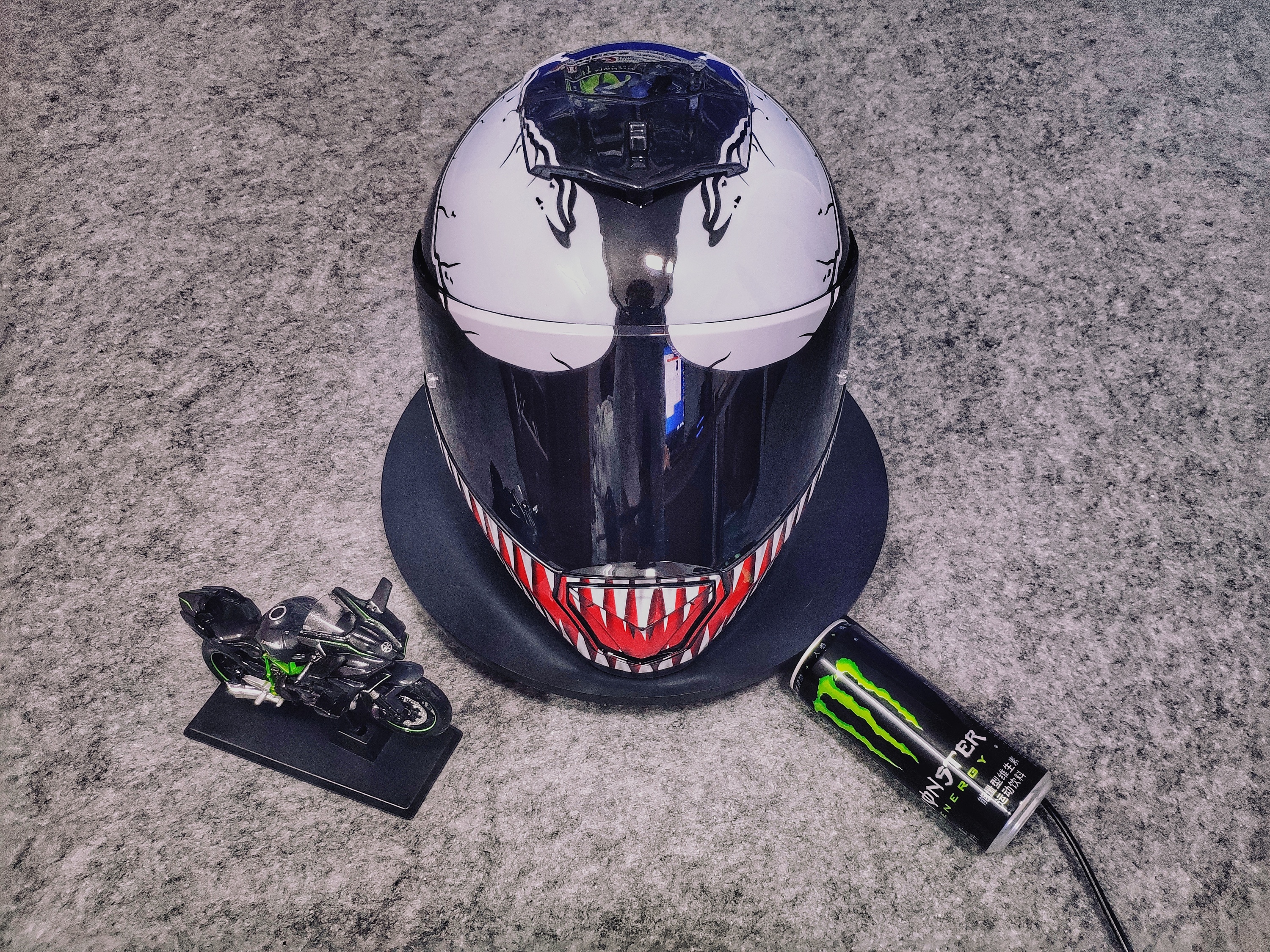 taohin | ls2 ff390 | 毒液一代 | 头盔彩绘个性涂装