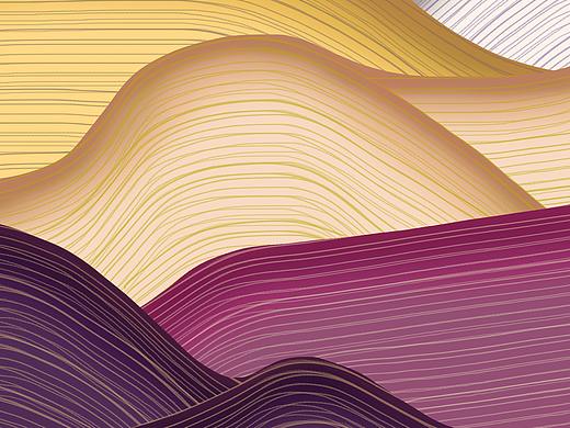 山坡星空-练习-色彩