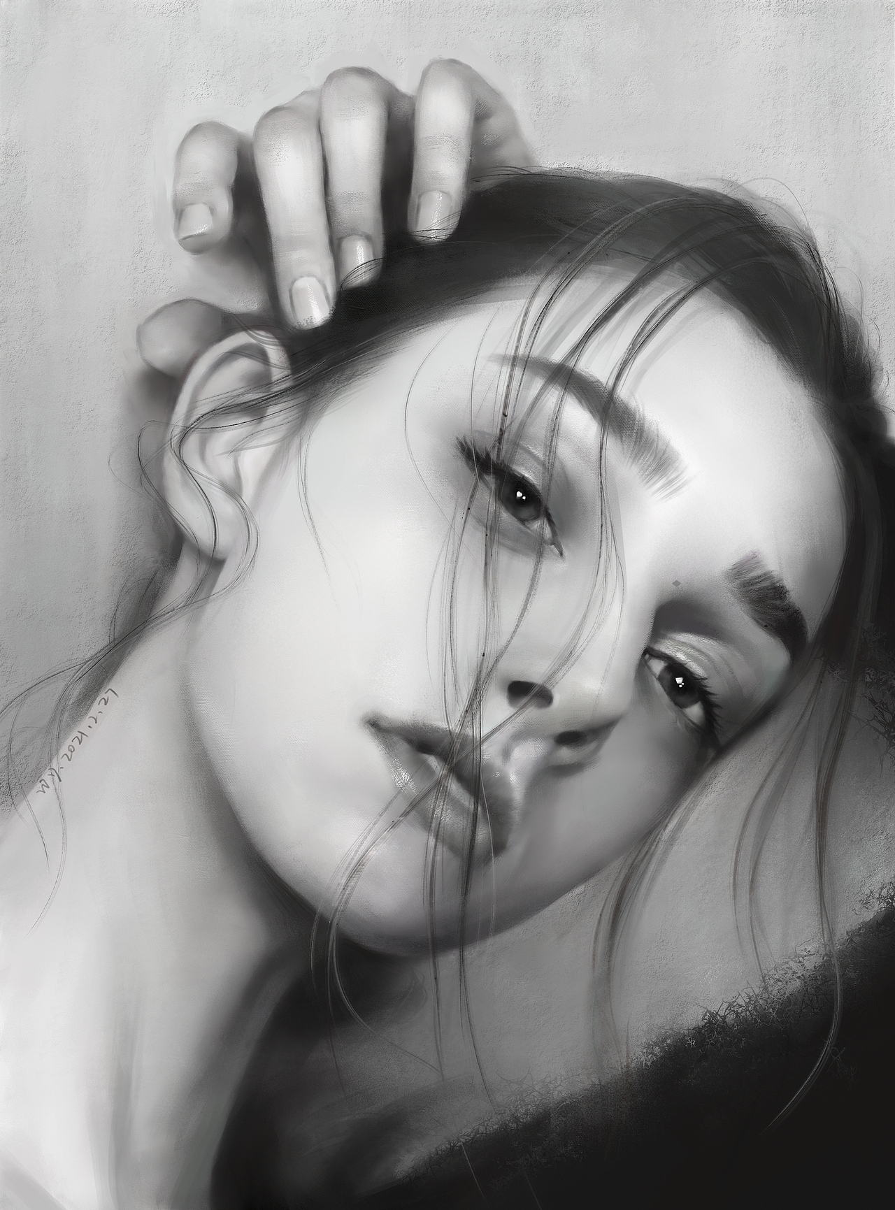 黑白头像（图ZMjQ1Mjk1NzIw） - 创作习作 - 站酷设计师雨石小姐原创素材 - 站酷ZCOOL