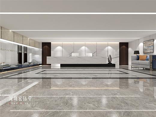 郑州商业地产公司整层办公室装修方案