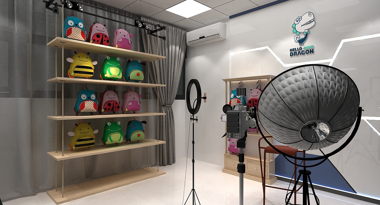 卡奇龙直播间现代风