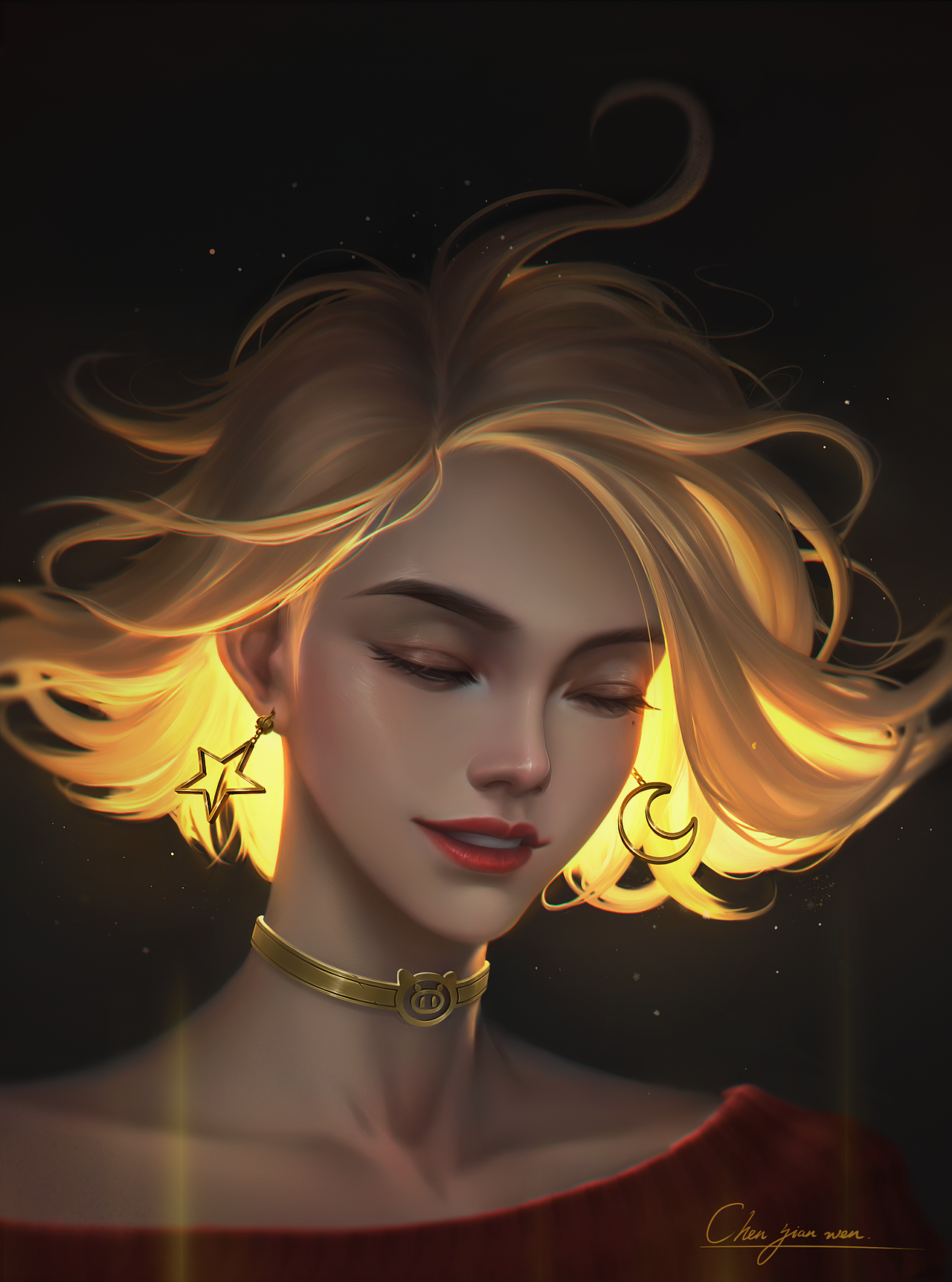 给小宝贝画的猪年贺图（图ZMTQzOTI2MjA4） - 游戏原画 - 站酷设计师JarynChan原创素材 - 站酷ZCOOL