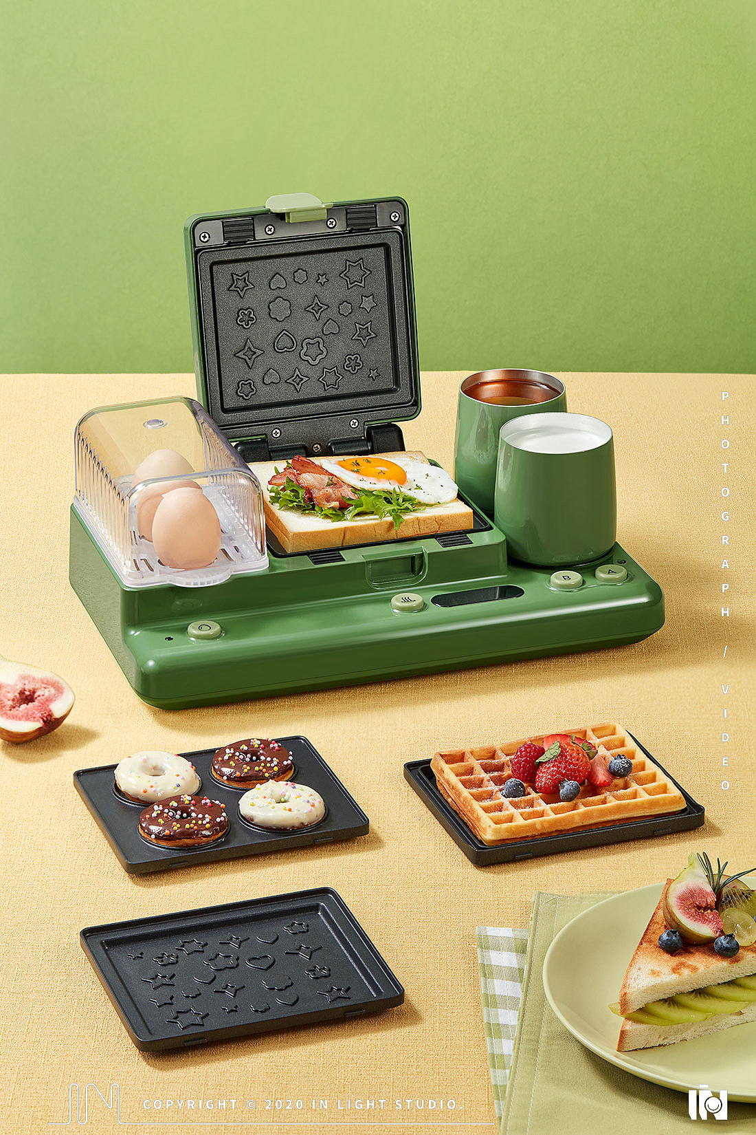 【平面+视频】格伊 ✖INLIGHT l 轻食机拍摄 