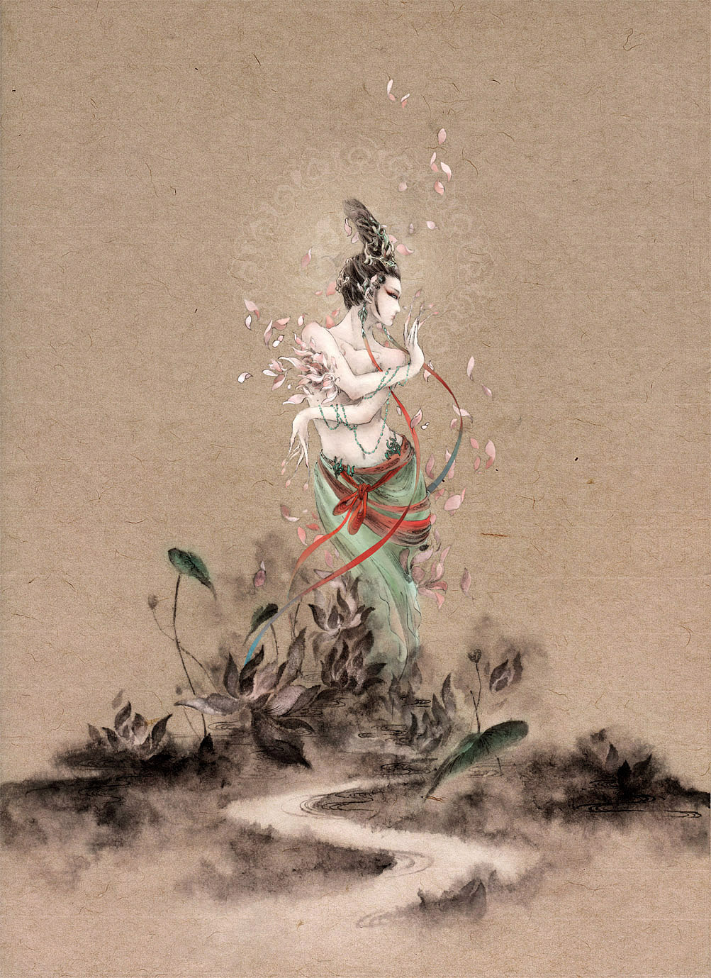 【中国百鬼】菌人,钟馗,山鬼夔···及近期的几幅练习(图ZMjY5MjUyOTI=) - 创作习作 - 站酷设计师画师杉泽原创素材 - 站酷ZCOOL