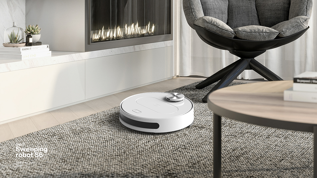 360 掃地機器人（图ZMTE5MTM2NzMy） - 生活用品 - 站酷设计师申文渊lewisshen原创素材 - 站酷ZCOOL