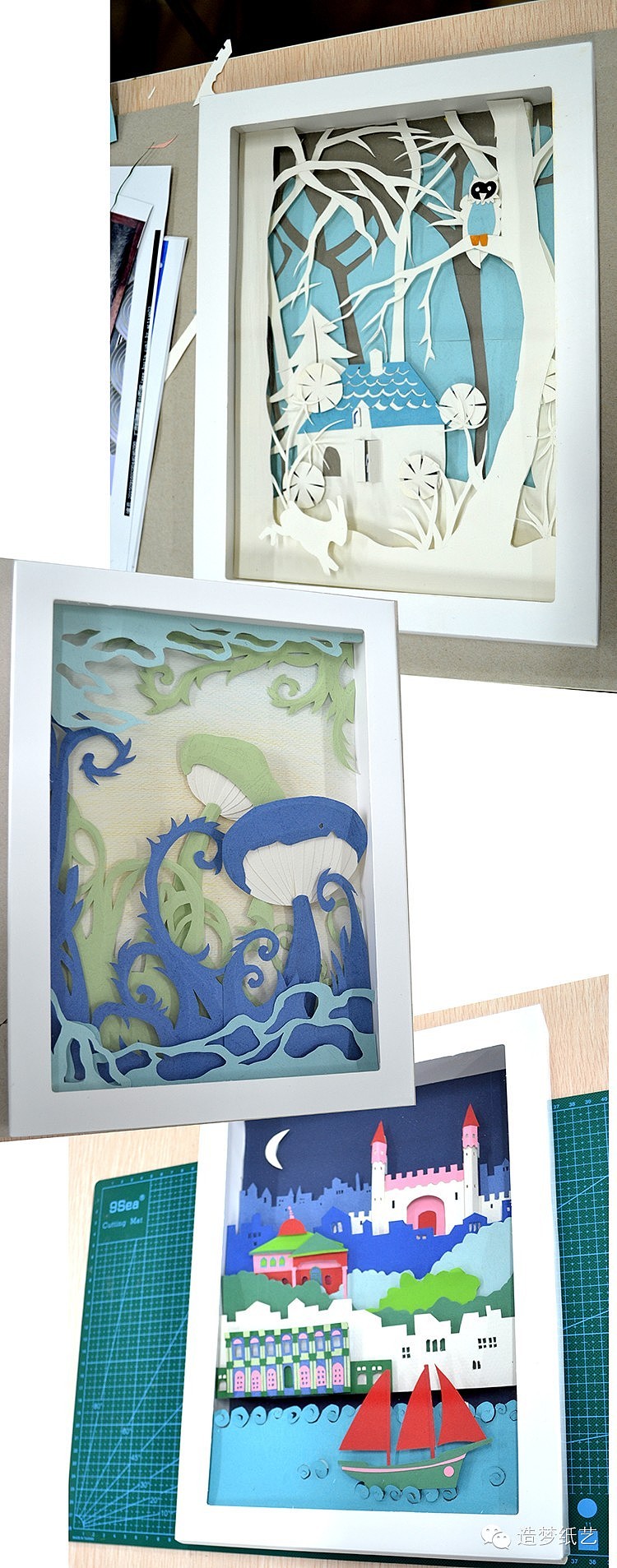 阳江市骨干美术教师纸艺培训班（图ZNDIzNTEzODQ=） - 其他手工艺 - 站酷设计师尹利帅纸艺师原创素材 - 站酷ZCOOL
