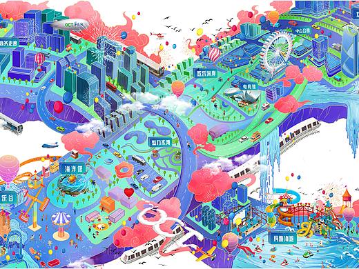 【中原华侨城-主形象插画】