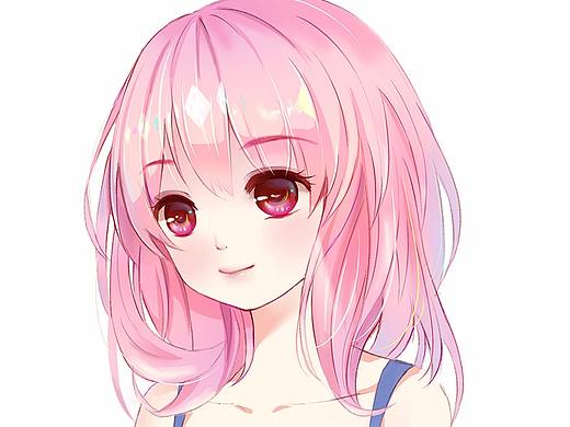 粉发女孩