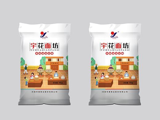 宇花 面粉包装设计