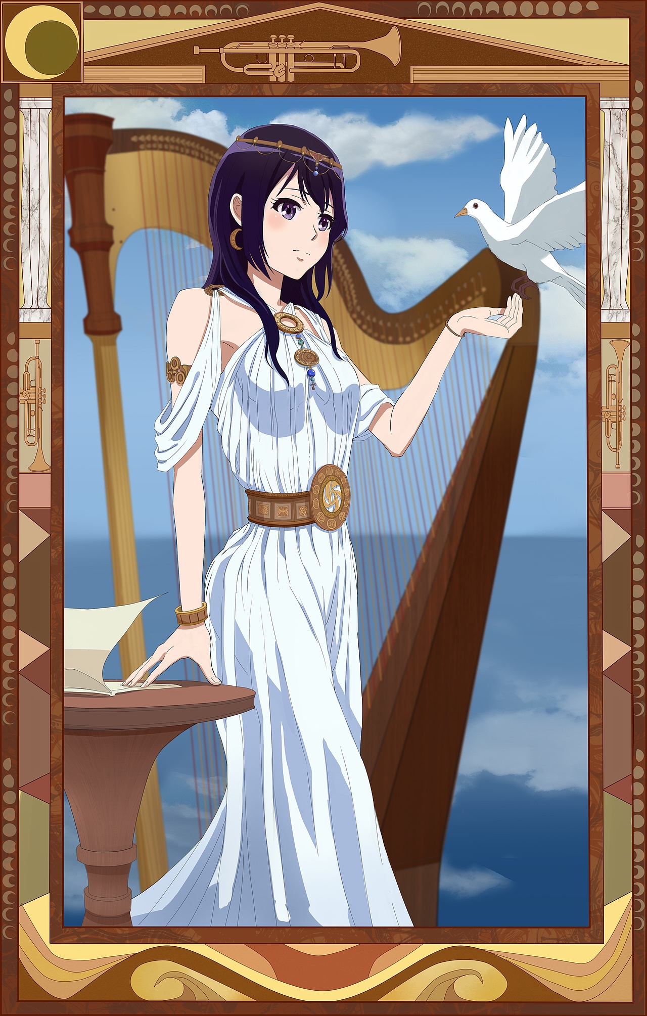 吹响吧上低音号 黄前久美子X高坂丽奈（图ZMjI1NjU4NjQ0） - 创作习作 - 站酷设计师晓黄iscream原创素材 - 站酷ZCOOL