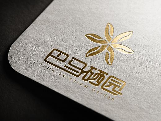 巴马硒园logo与字体设计
