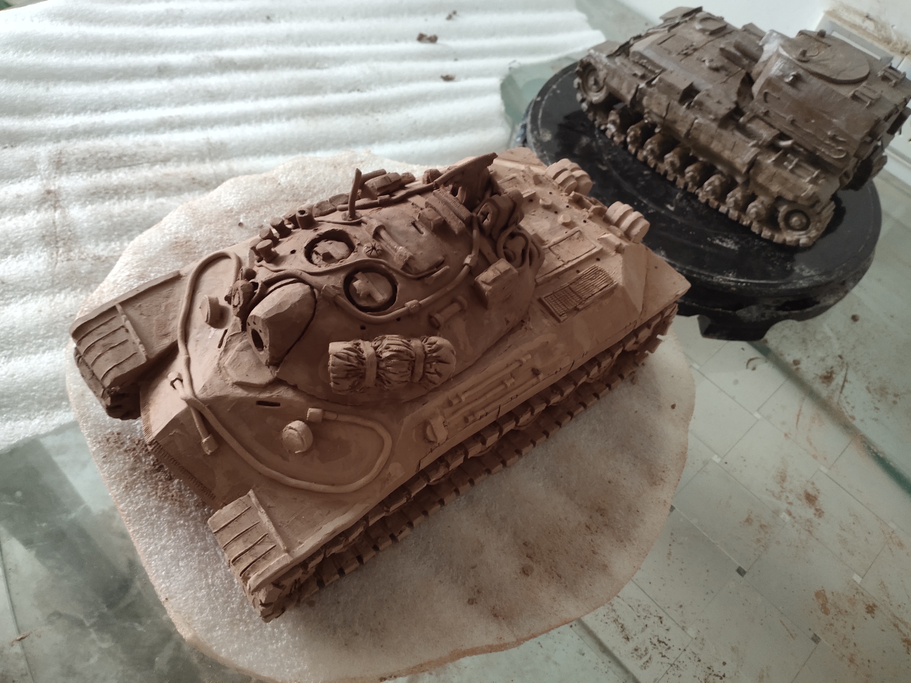 泥塑坦克系列之苏联is-7坦克