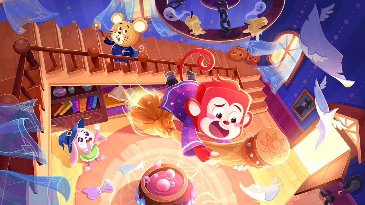 火花思维测试|插画|儿童插画|卮子_原创作品-站酷zcool