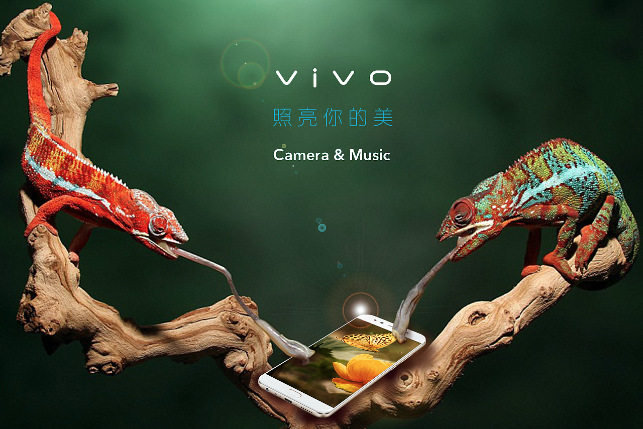 VIVO手机平面广告《美丽随身》|平面|海报|ohwoonyoung - 原创作品 - 站酷 (ZCOOL)