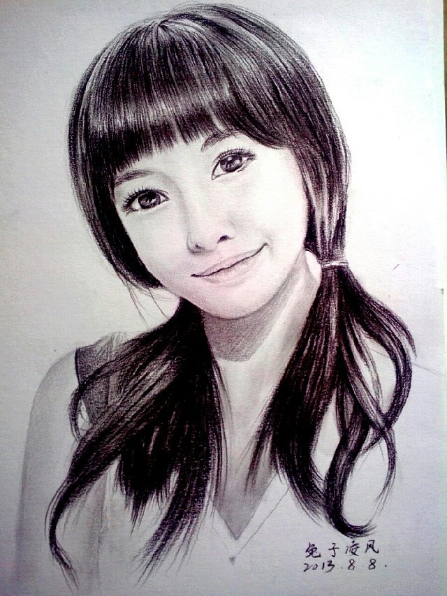 兔子凌风甜美可爱风素描【合集】