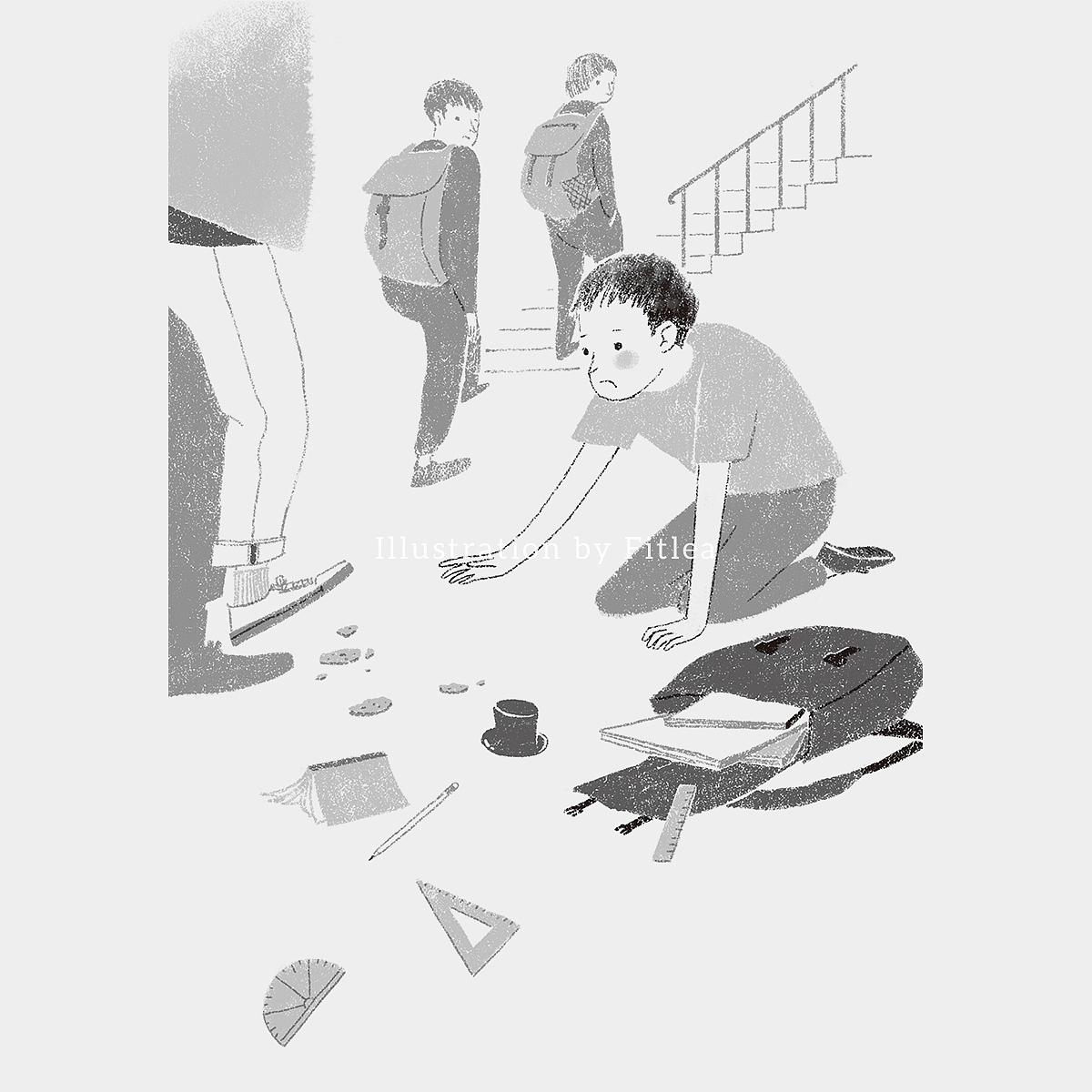 黑白的魅力（图ZMTYwOTA2OTQw） - 儿童插画 - 站酷设计师fitlea原创素材 - 站酷ZCOOL