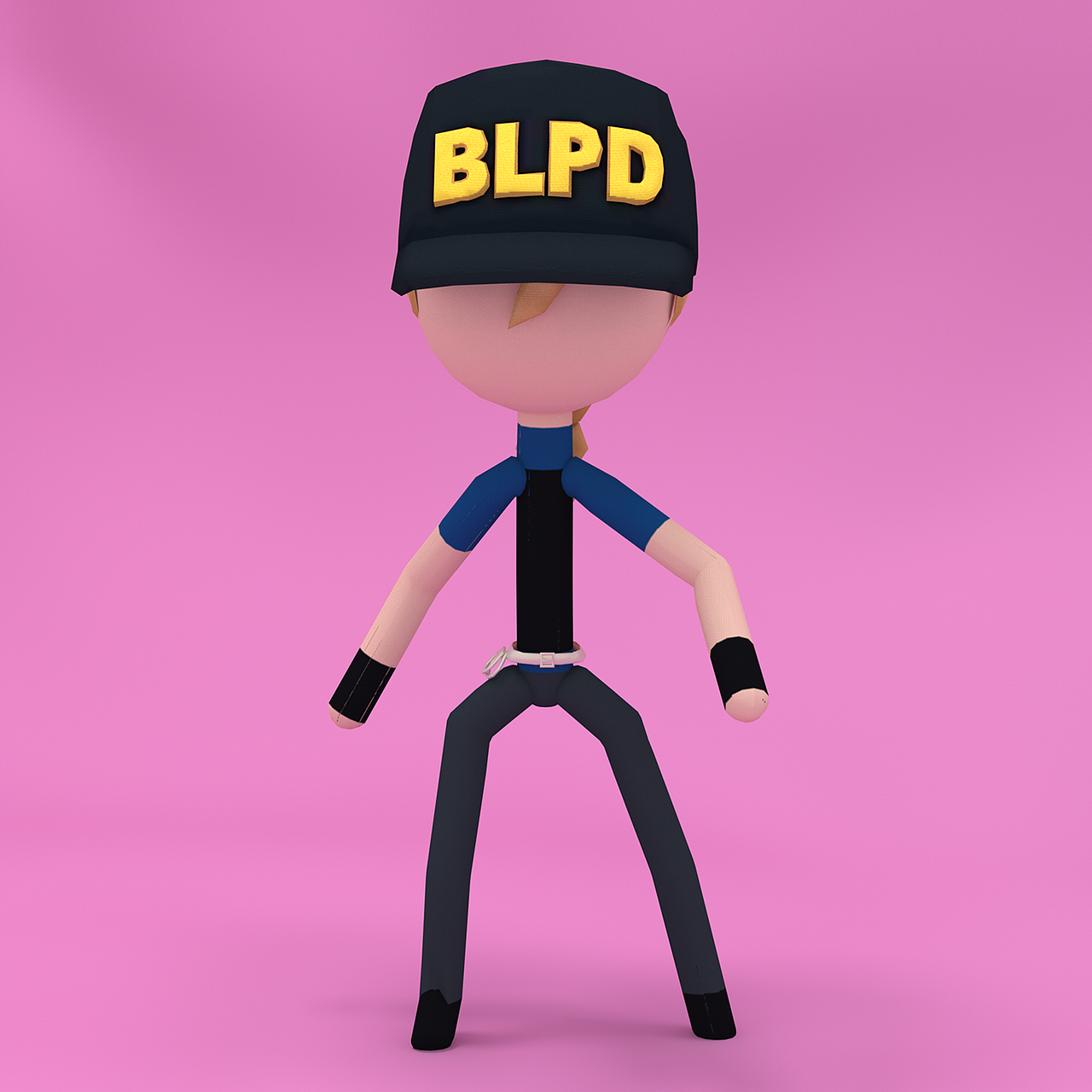 Cinema 4D 卡通火柴人角色建模渲染（图ZMjE1MTMwODY4） - 人物/生物 - 站酷设计师文道洛月月原创素材 - 站酷ZCOOL