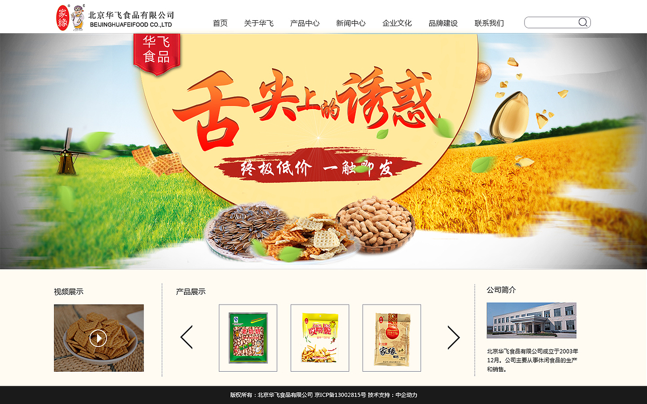 华飞食品（图ZNDMyNzA5MzI=） - 企业官网 - 站酷设计师张玉妃原创素材 - 站酷ZCOOL