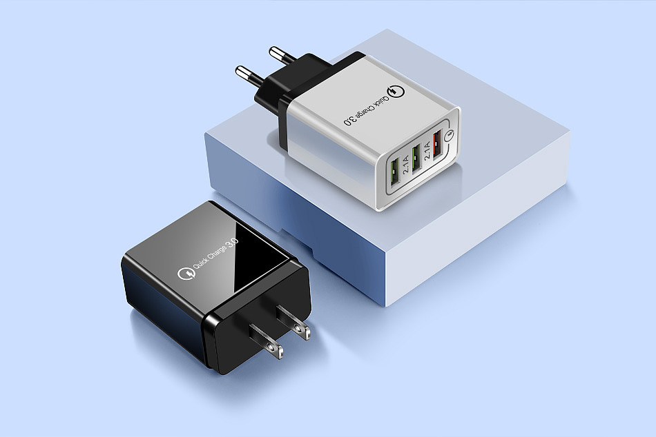 跨境电商产品-3c数码-充电器产品主图拍摄精修 优化