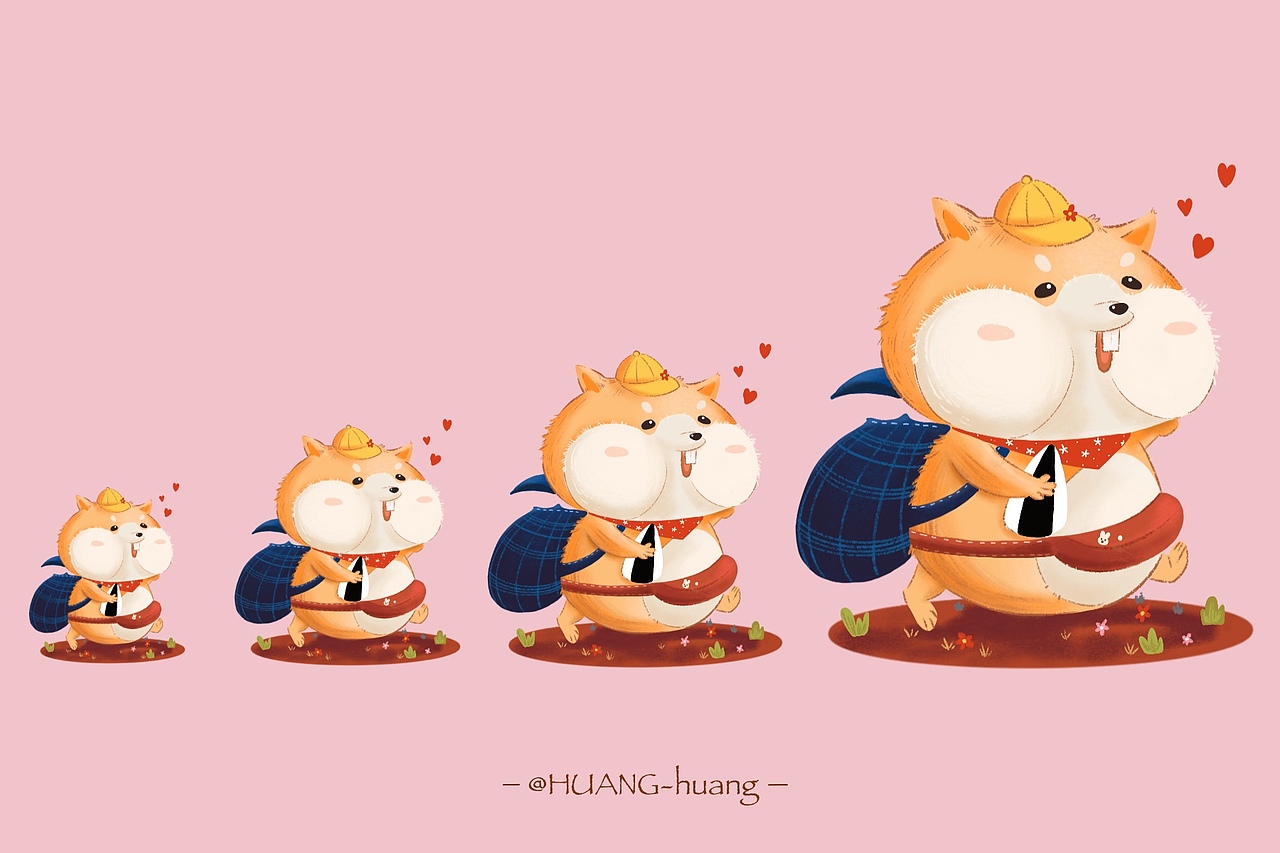 可爱的小老鼠一家