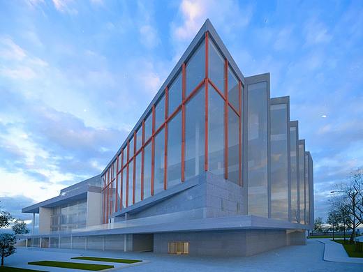 图书馆设计表现（个人主页-ZMzU0NTEzOTY=） - 建筑设计 - 站酷设计师罗大炮原创素材 - 站酷ZCOOL