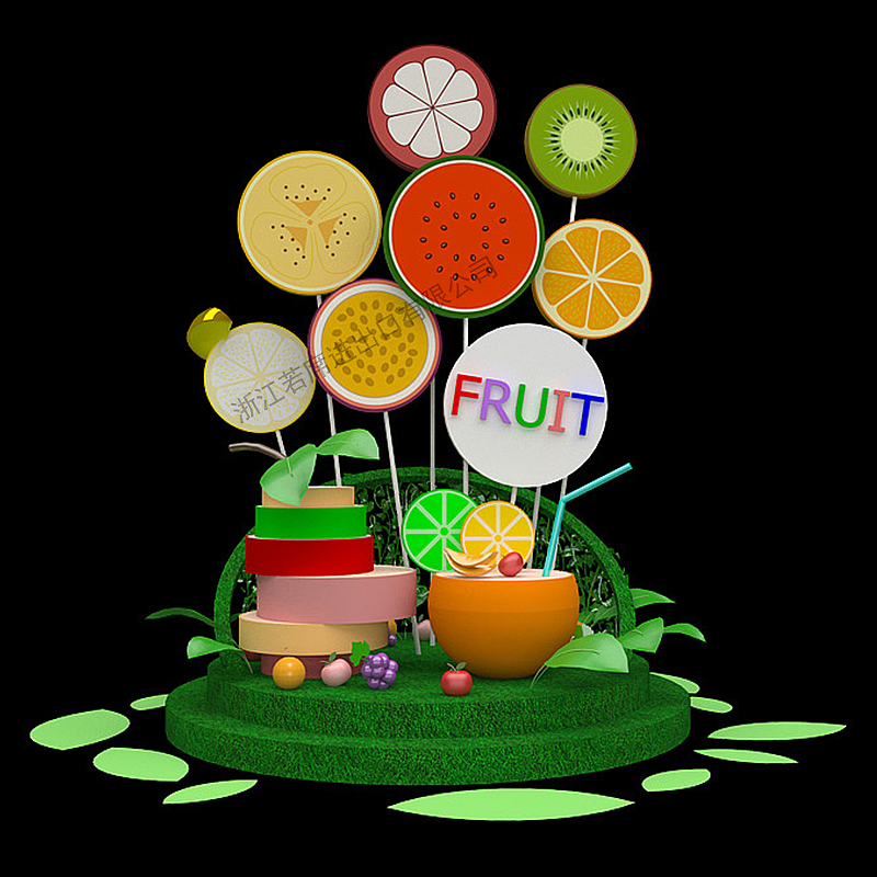 夏季美陈（图ZMjEyNzE1NTUy） - 其他三维 - 站酷设计师若席工艺原创素材 - 站酷ZCOOL