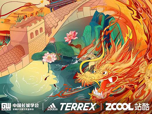 長(zhǎng)城— 中國(guó)魂（個(gè)人主頁(yè)-ZNTU5ODA0MDg=） - 圖案 - 站酷設(shè)計(jì)師芥舟_7原創(chuàng)素材 - 站酷ZCOOL