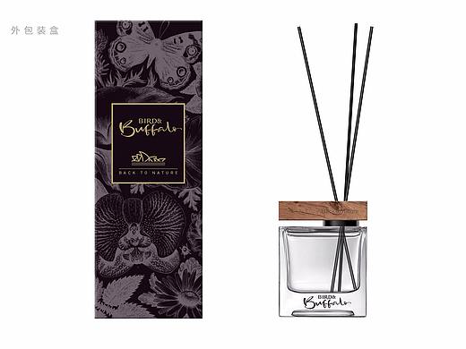 bird&buffalo高端品牌设计及藤条香薰产品包装设计方案