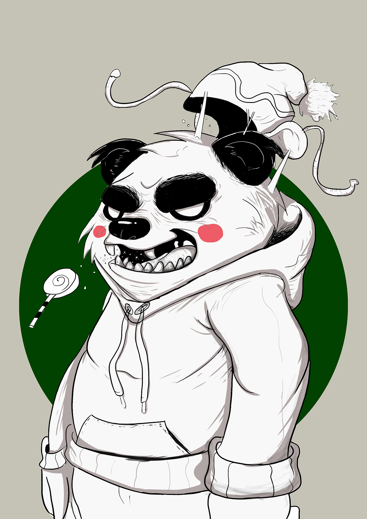 熊猫大侠（图ZMTMzNjEzMDY0） - 商业插画 - 站酷设计师摇头菌原创素材 - 站酷ZCOOL