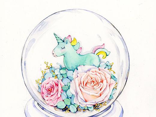 玻璃永生花