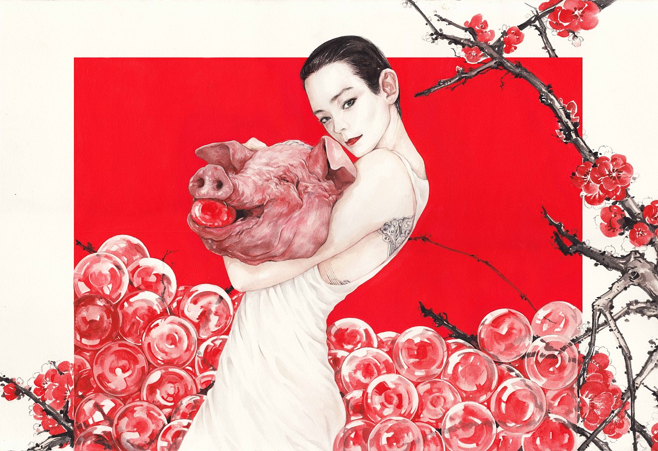 周天娜 美丽不可方物 来碗黯然销魂饭吗?