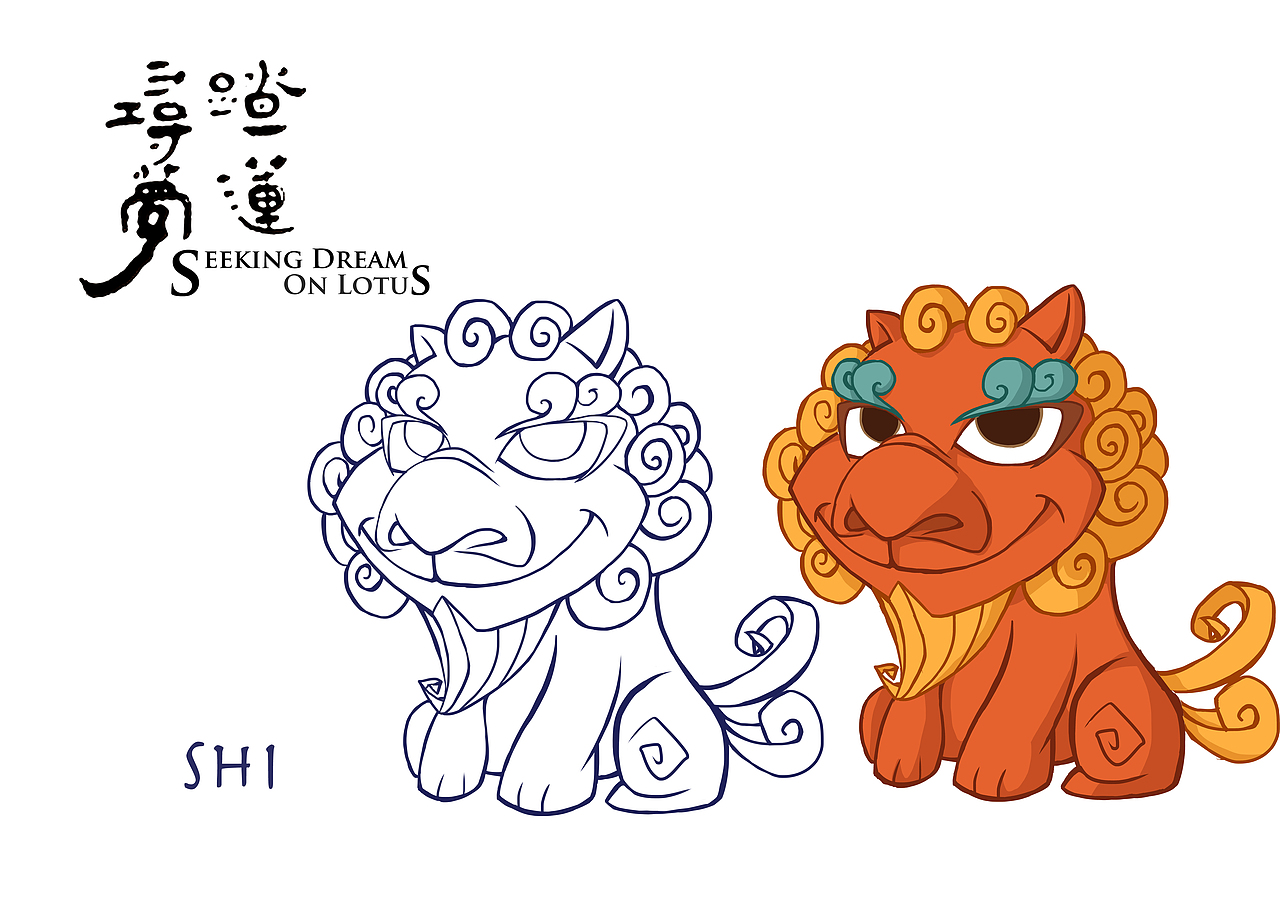 这就是梦到的那个石狮子,lol声明:站酷(zcool)内网