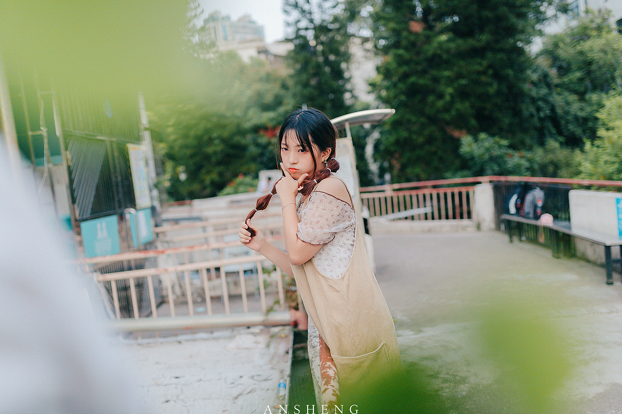 今天的可爱是来自青橙色的“wink”喔~（图ZMjE4NjY4NzYw） - 人像摄影 - 站酷设计师玩摄影的安生原创素材 - 站酷ZCOOL