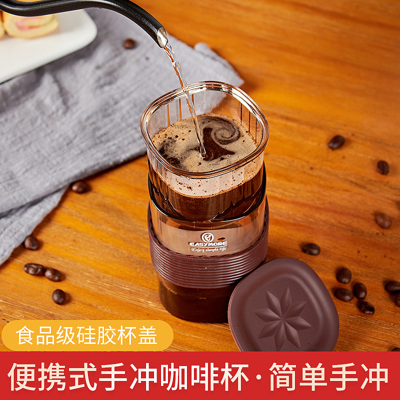 咖啡机磨豆机品测杯主图同心杯一体杯车图