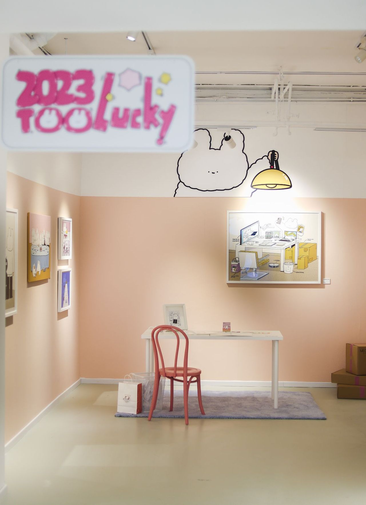 北京798艺术区E03 GALLERY 跨年群展|棉棉兔部分（图ZMzI2NjkxOTIw） - 艺术插画 - 站酷设计师MAYIBO_原创素材 - 站酷ZCOOL