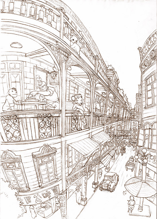 民国时期的汕头老市区曾经繁华的小公园