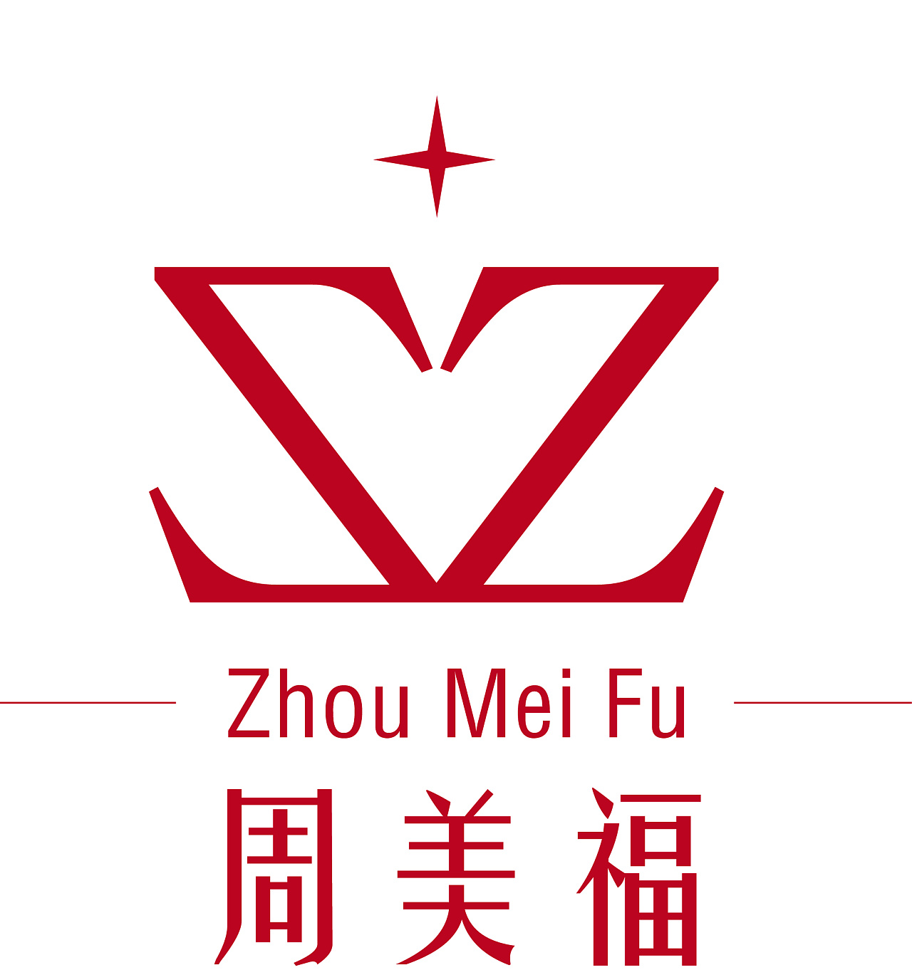 周美福珠宝logo