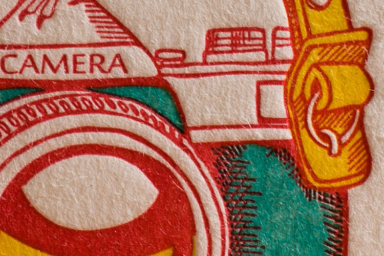 LetterPress凸版印刷的套色精度。无他,唯手熟尔!