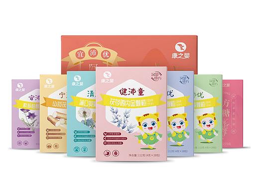 儿童饮品系列包装设计